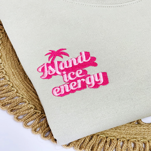 Custom Embroidered Text Logo Sweatshirt, Hoodies