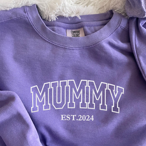 Comfort Color® Embroidered Mummy Shirt
