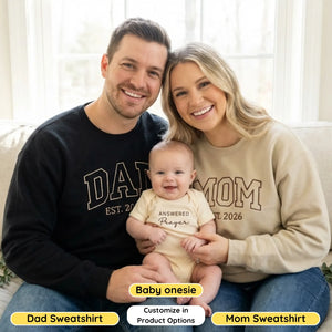 Answered Prayer Baby Onesie - Meaningful Christian Gift for Newborns & Baby Showers