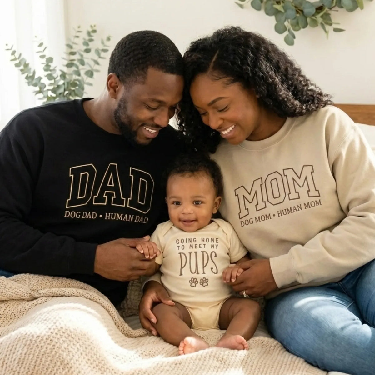 Going Home to Meet My Pups Baby Onesie - Coming Home Outfit for Dog Lover Families