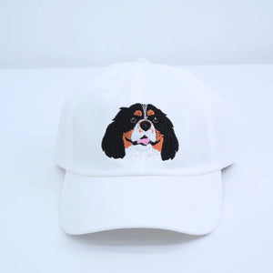 Dog lover matching sweatshirt and hat set featuring pet-themed design