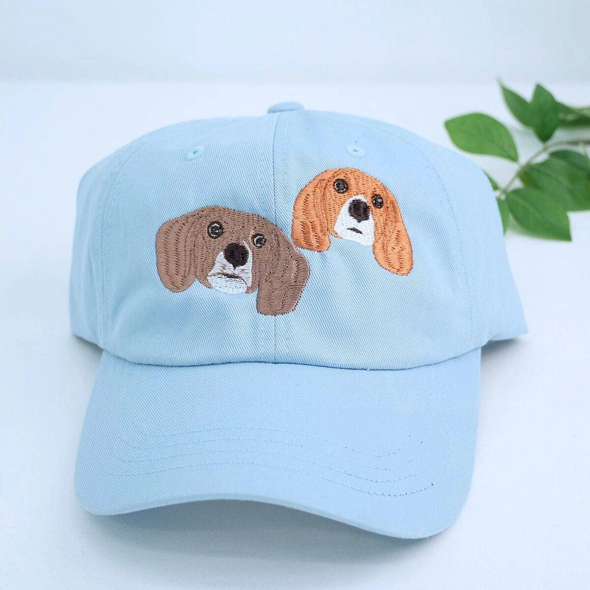 Dog lover matching sweatshirt and hat set featuring pet-themed design