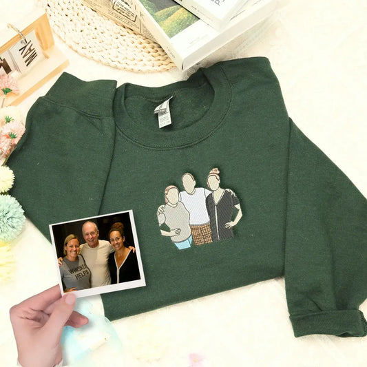 Personalized Memorial Hoodie to Remember Grandpa with Photo, Remembrance Gift for Grandchildren