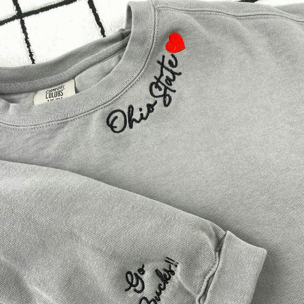 Personalized Embroidered Mimi Sweatshirt with Grandkids Names, Promoted to Grandma Gift