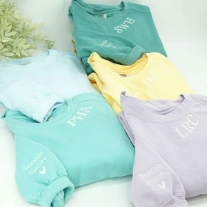 Personalized Embroidered Mimi Sweatshirt with Grandkids Names, Promoted to Grandma Gift