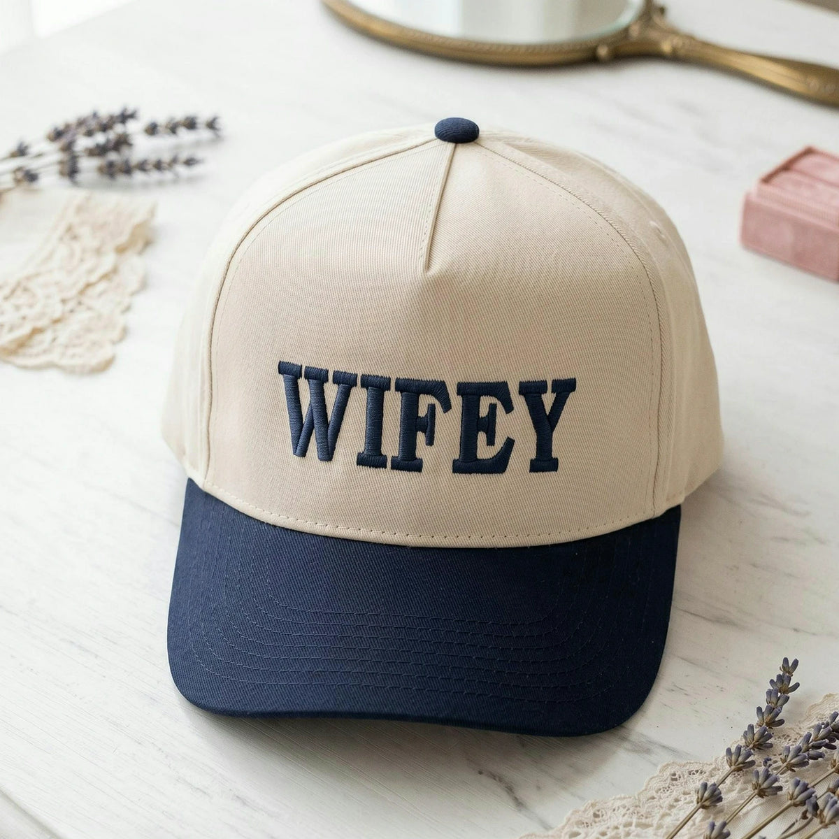 Custom Embroidered Newlyweds Hats for Wifey, Husband, Brides, Grooms, Mr & Mrs