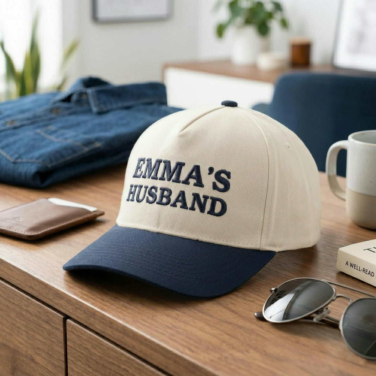 Custom Embroidered Newlyweds Hats for Wifey, Husband, Brides, Grooms, Mr & Mrs