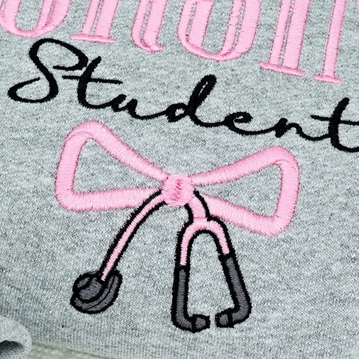 Nursing Student Sweatshirt - Embroidered Gift for Graduation