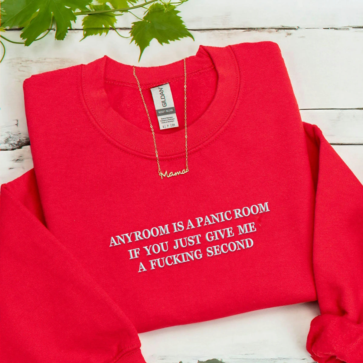 Any Room Can Be A Panic Room Sweatshirt, Funny Anxiety Gift for Friend