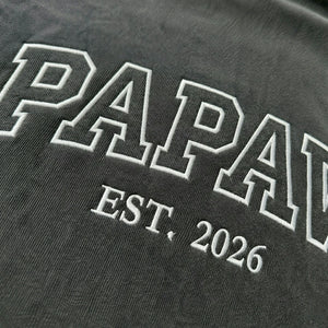 Papaw Embroidered Sweatshirt or T-Shirt - Southern Grandpa Father's Day Gift for Pawpaw from Grandkids, Wife, Daughter-in-Law