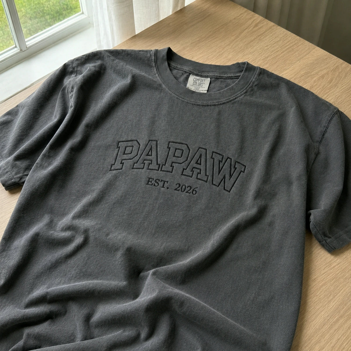 Papaw Embroidered Sweatshirt or T-Shirt - Southern Grandpa Father's Day Gift for Pawpaw from Grandkids, Wife, Daughter-in-Law