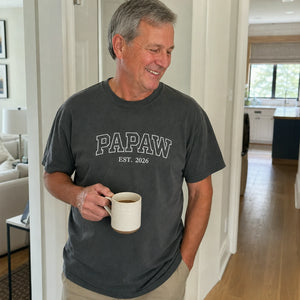 Papaw Embroidered Sweatshirt or T-Shirt - Southern Grandpa Father's Day Gift for Pawpaw from Grandkids, Wife, Daughter-in-Law