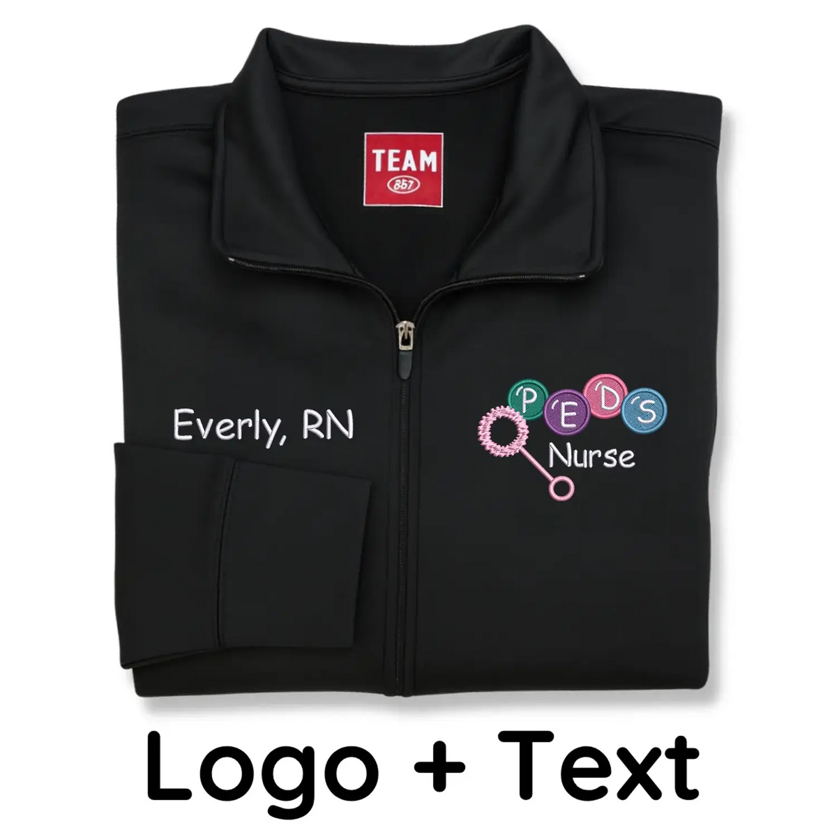 Personalized Pediatric Nurse Jacket with Name - Embroidered Gift idea for Nurses Week or Graduation