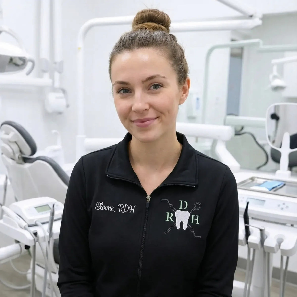 Personalized Dental Hygienist Jacket with Name & Title - Embroidered Gift for RDHs