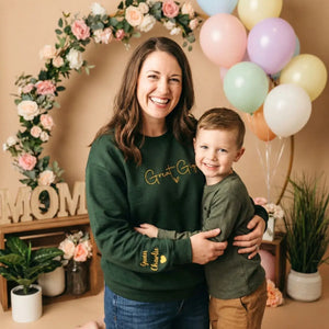 Personalized Great Gigi sweatshirt embroidered with grandkids names custom grandma gift