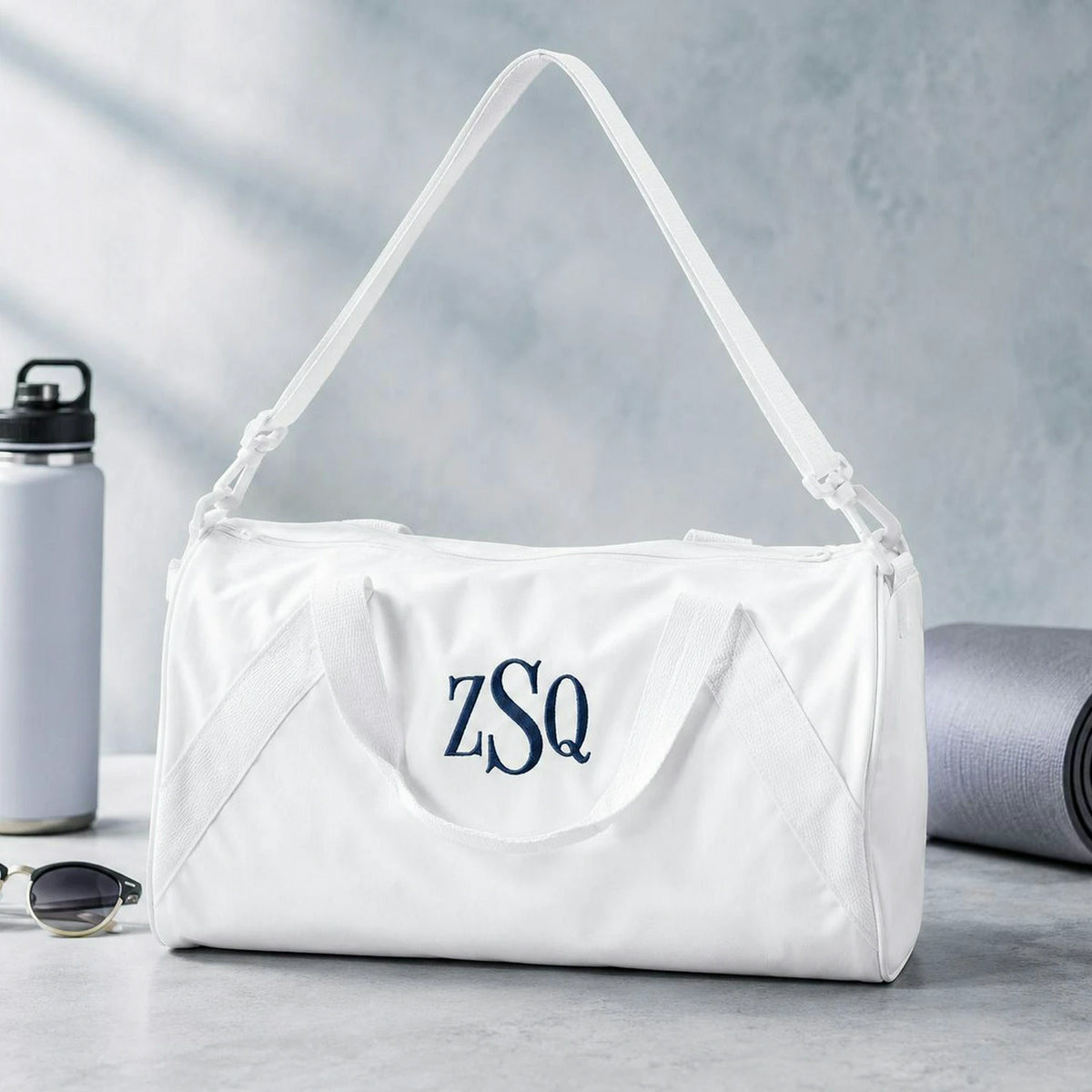Personalized Team Duffle Bag Embroidered Sports Gym Yoga Uniform Travel Gear Bag