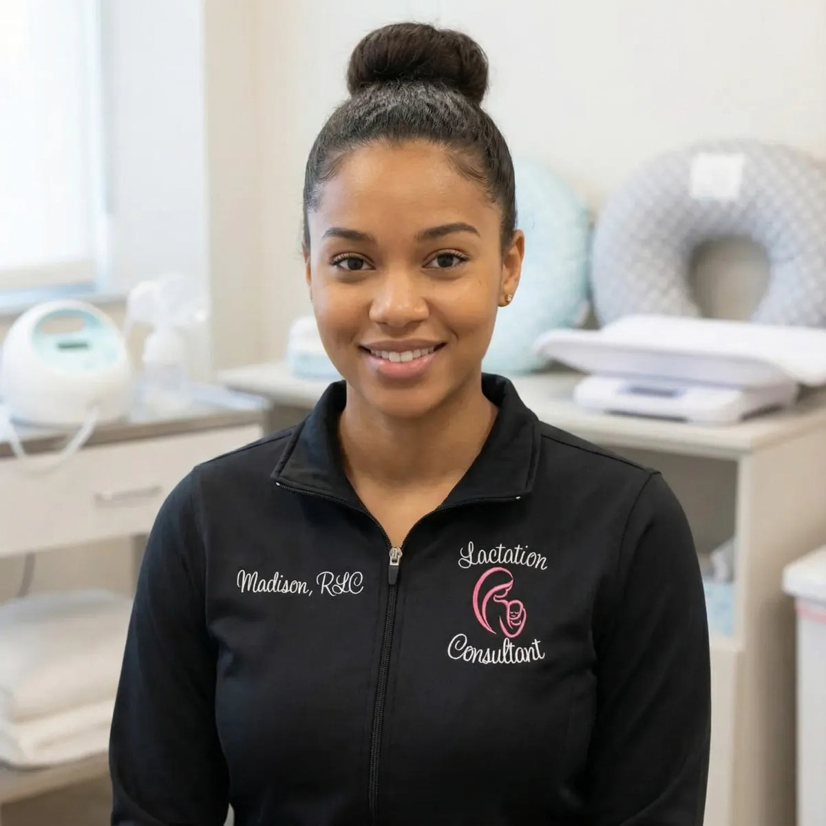 Personalized Lactation Consultant Jacket with Name & Title - Embroidered Gift for IBCLCs