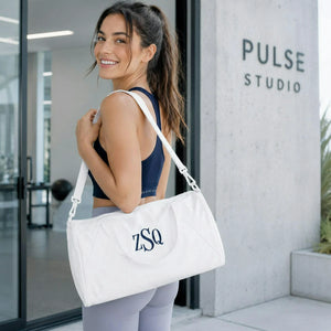 Personalized Team Duffle Bag Embroidered Sports Gym Yoga Uniform Travel Gear Bag