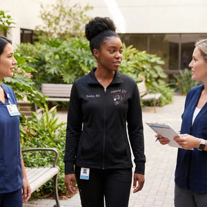 Personalized NICU Jacket with Name & Title - Embroidered Gift for Neonatal Nurses