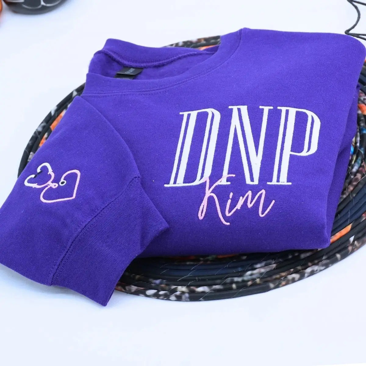 Personalized Gift For Nurse, Medical Jacket, Quarter Zip Sweatshirt Hoodie Embroidered