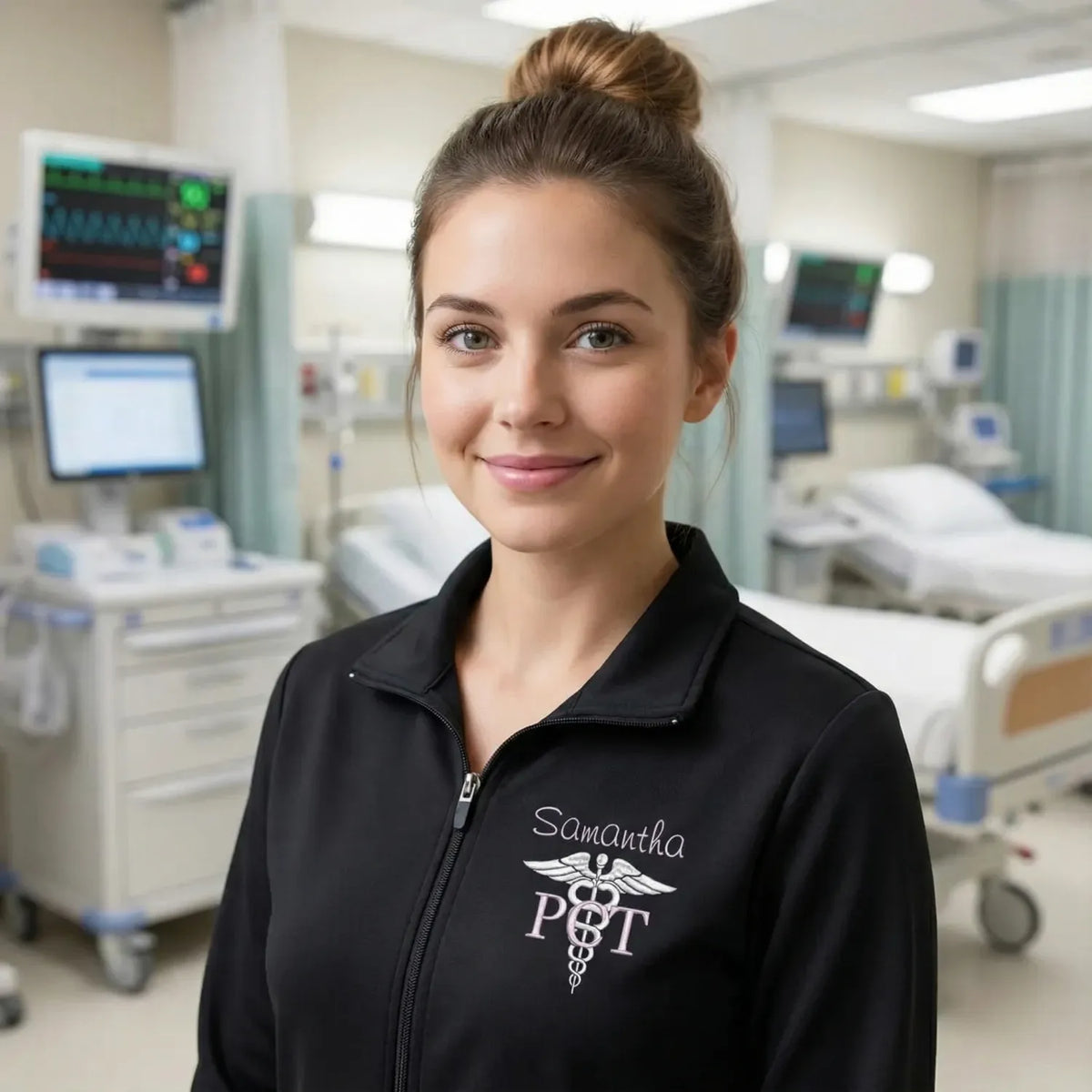 Personalized PCT Jacket with Name - Embroidered Gift idea for Patient Care Technicians