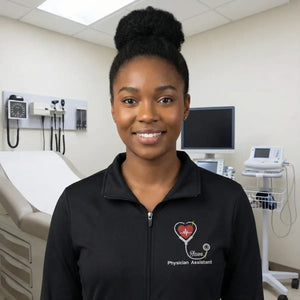 Personalized Physician Assistant Jacket with Name & Title - Embroidered Gift for PA-Cs & PA Students