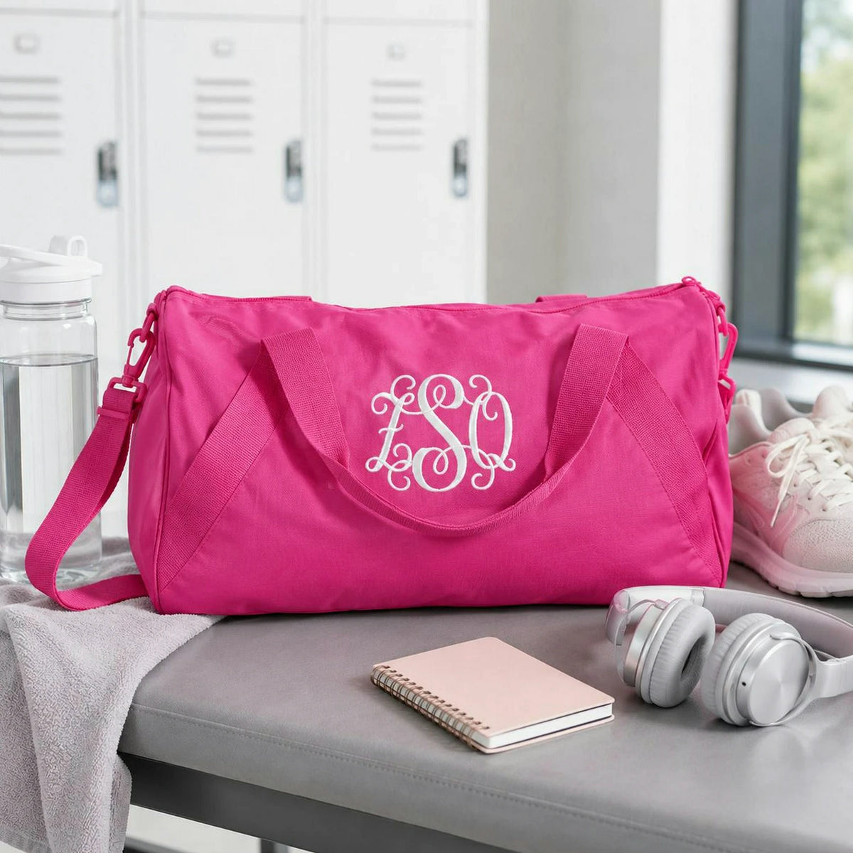 Personalized Team Duffle Bag Embroidered Sports Gym Yoga Uniform Travel Gear Bag