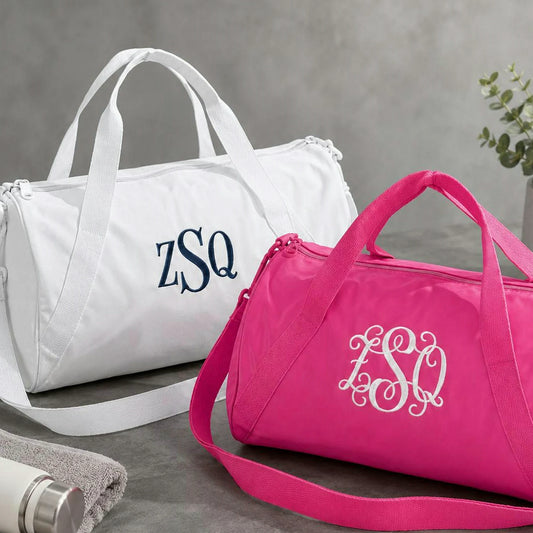 Personalized Team Duffle Bag Embroidered Sports Gym Yoga Uniform Travel Gear Bag
