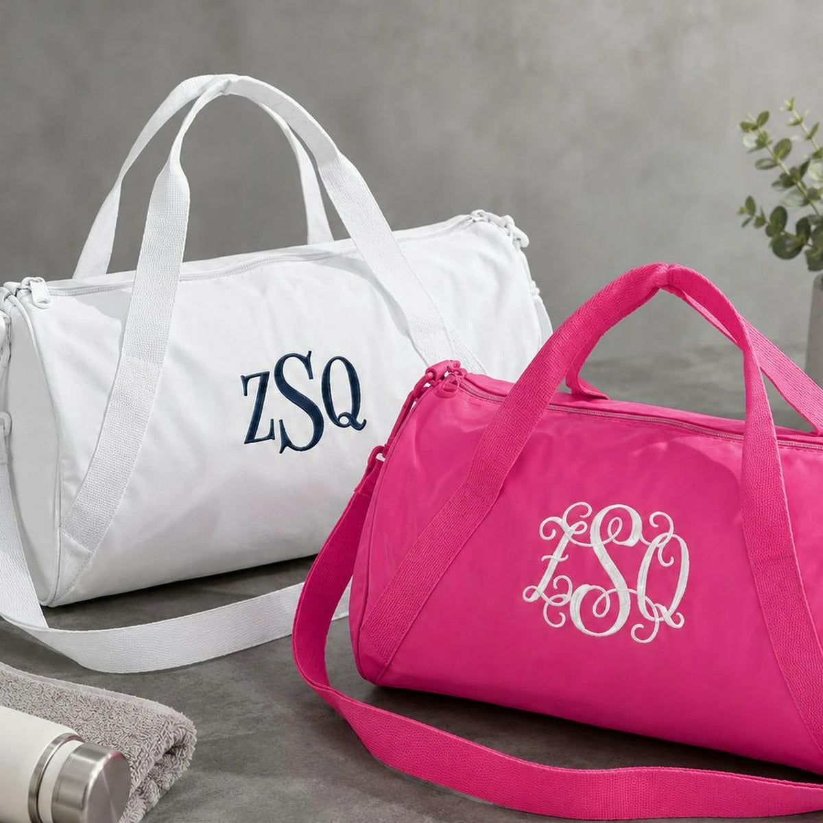 Personalized Team Duffle Bag Embroidered Sports Gym Yoga Uniform Travel Gear Bag