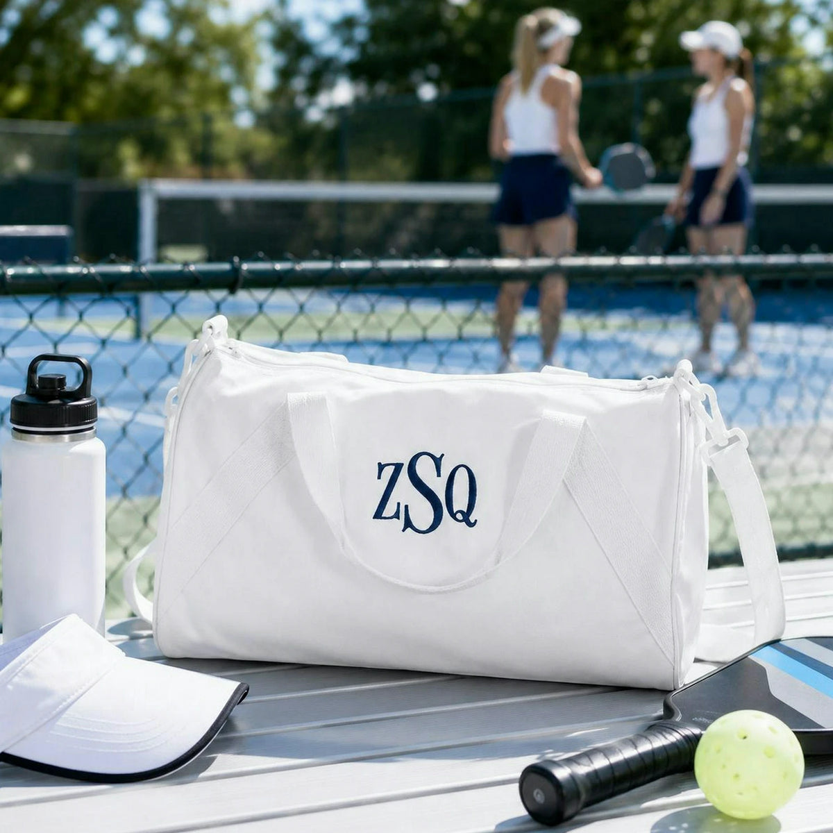 Personalized Team Duffle Bag Embroidered Sports Gym Yoga Uniform Travel Gear Bag