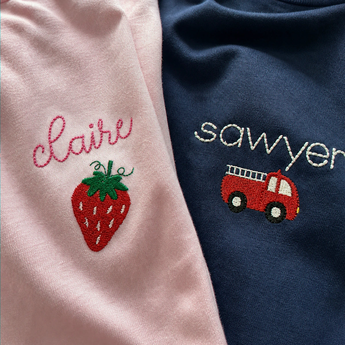 Personalized First Day of School Toddler T-shirt, Embroidered Kids Name Tee & Monogrammed Icon, First School Day