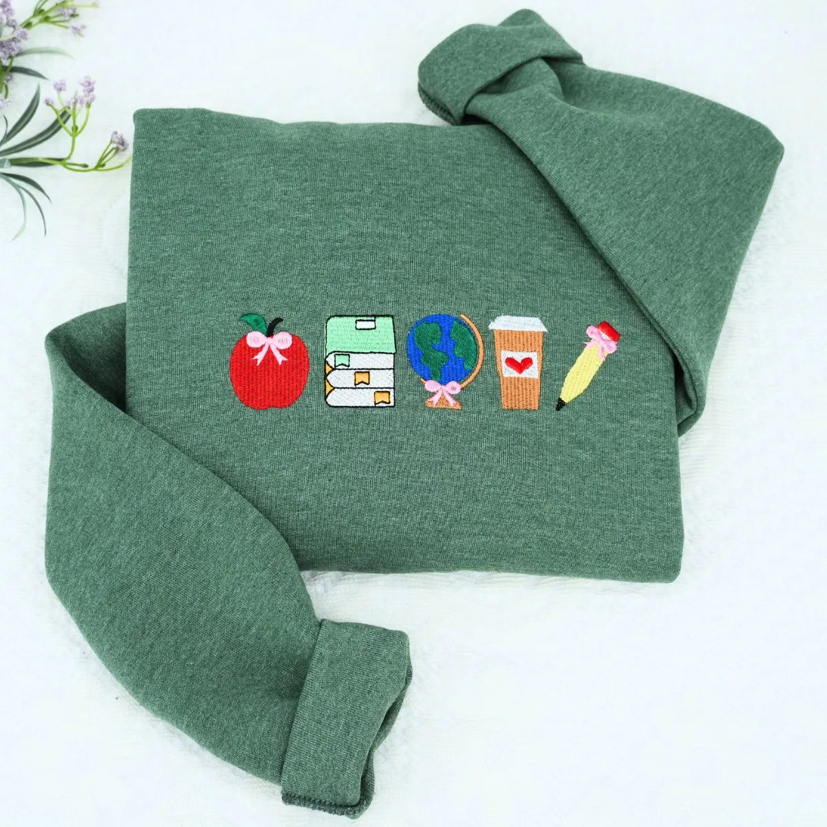 Personalized Teacher Shirt, Embroidered Appreciation Gift Ideas with Sweatshirt or Hoodie