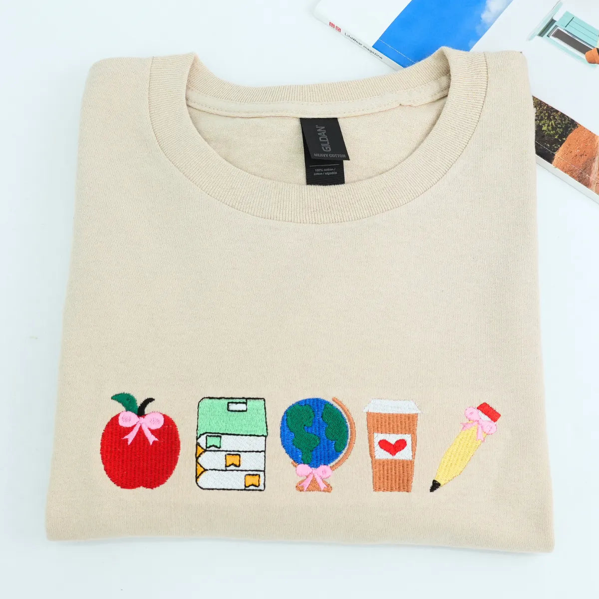 Personalized Teacher Shirt, Embroidered Appreciation Gift Ideas with Sweatshirt or Hoodie