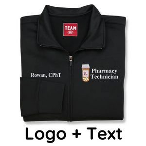 Personalized Pharmacy Tech Jacket with Name - Embroidered Gift idea for Pharmacy Technician