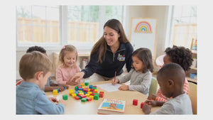 Personalized Daycare Gift for Your Daughter’s Favorite Teacher - Custom Name & Title Embroidered Quarter Zip Pullover