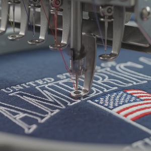 USA 250th Anniversary T-Shirt - Embroidered Patriotic Vintage Style