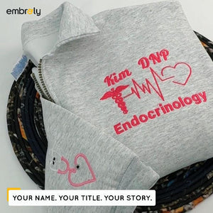 Custom Embroidered Radiology Jacket for Women - Personalized Gift for RT X-Ray Technicians