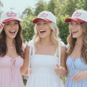 Custom Wedding Snapback Hat, Embroidered Bachelorette Party Baseball Cap for Bride Squad, Bridal Shower Keepsake