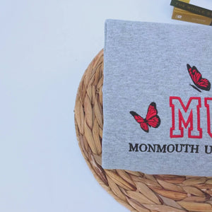 Custom Embroidered College Sweatshirt, Graduating Gifts