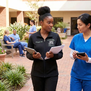 Personalized Respiratory Therapist Jacket with Name & Title - Embroidered Gift for RRT, CRT
