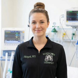 Personalized Respiratory Therapist Jacket with Name & Title - Embroidered Gift for RRT, CRT
