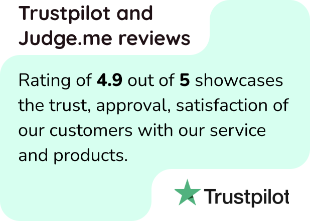 Trustpilot andJudge.me reviews