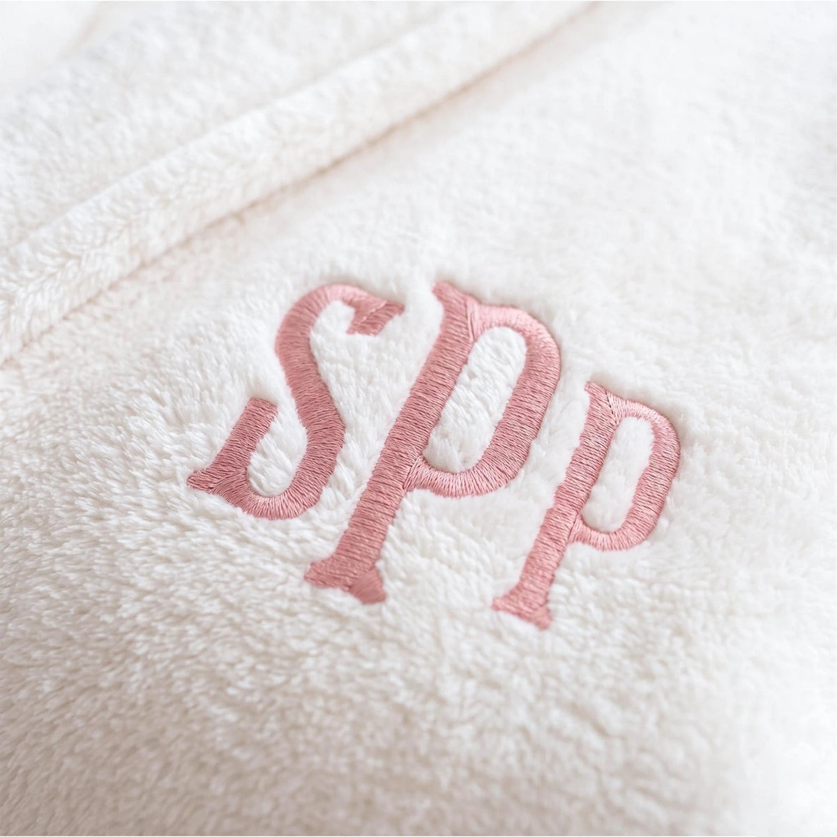 Custom Embroidered Plush Robes for Women, Personalized Monogram Newlyweds, Bridesmaids, Just Married Wedding Gift