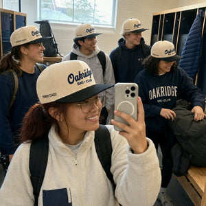 Custom School Team Snapbacks Hats - Embroidered Campus Club Caps Text, Logo, Name
