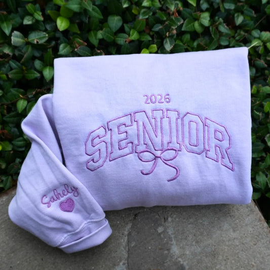 seniors weatshirt 2026 bow
