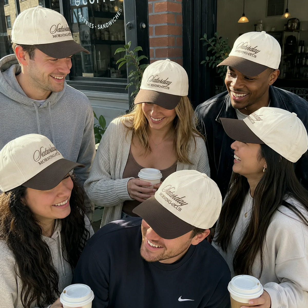 Custom Embroidered Snapback Hats - Your Text, Logo, Name on Front, Side & Back