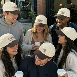 Custom Embroidered Snapback Hats - Your Text, Logo, Name on Front, Side & Back