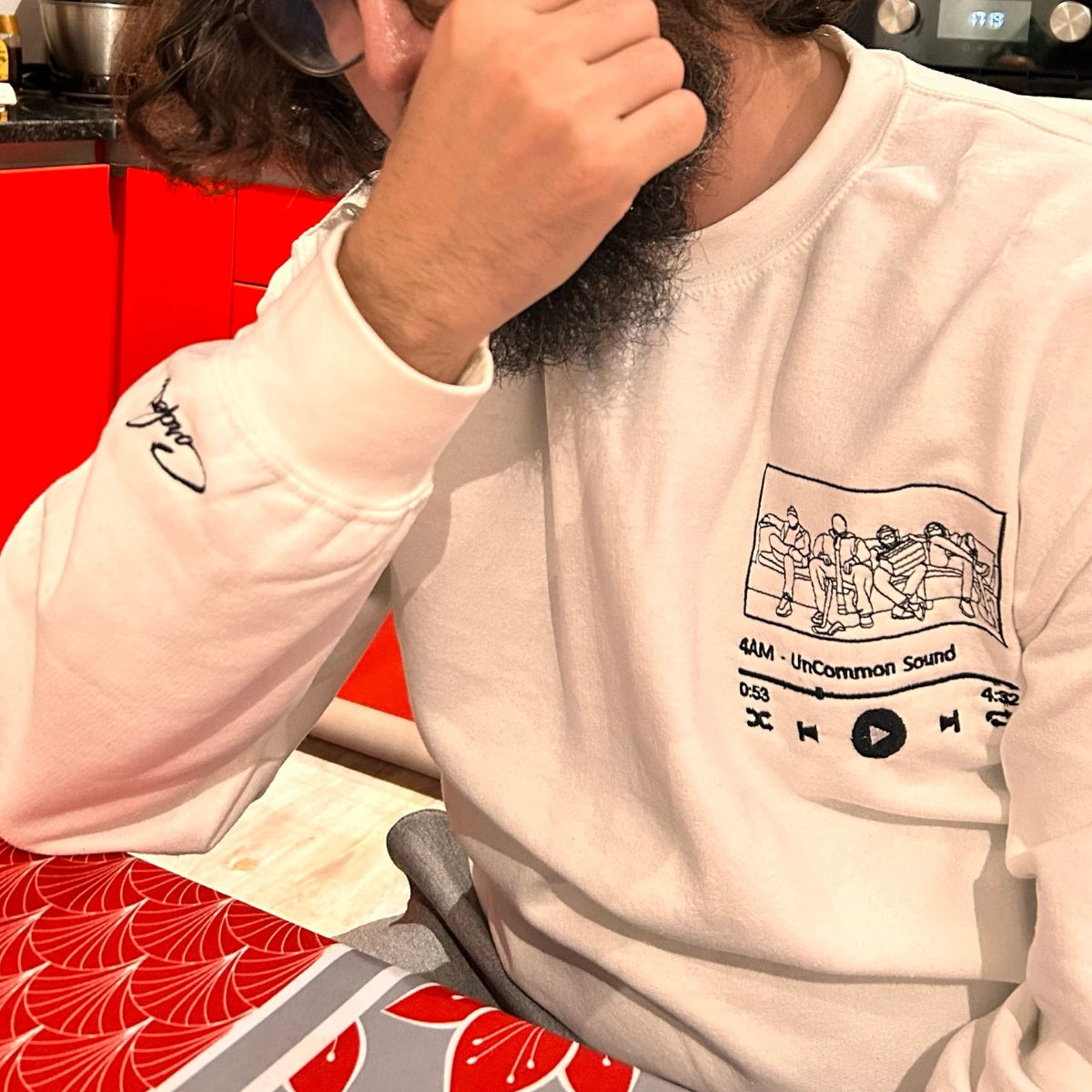 Custom Embroidered Music Lover Hoodie or Sweatshirt - Embroly