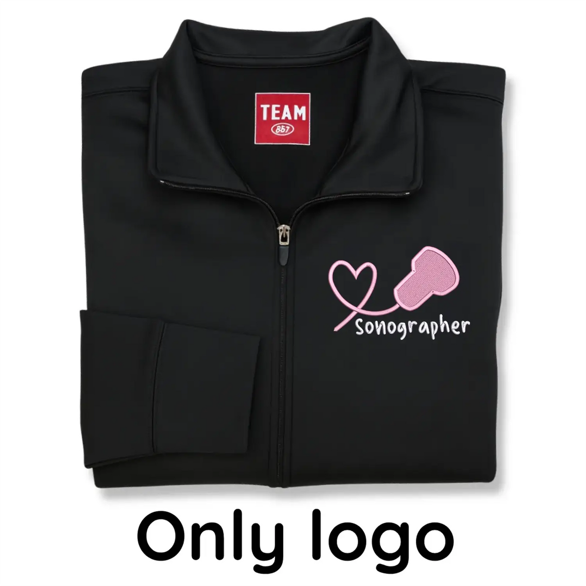Personalized Sonographer Jacket with Name & Title