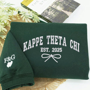 Forest Green sorority Sweatshirt, Girls Trip 2026, Gift for Besties